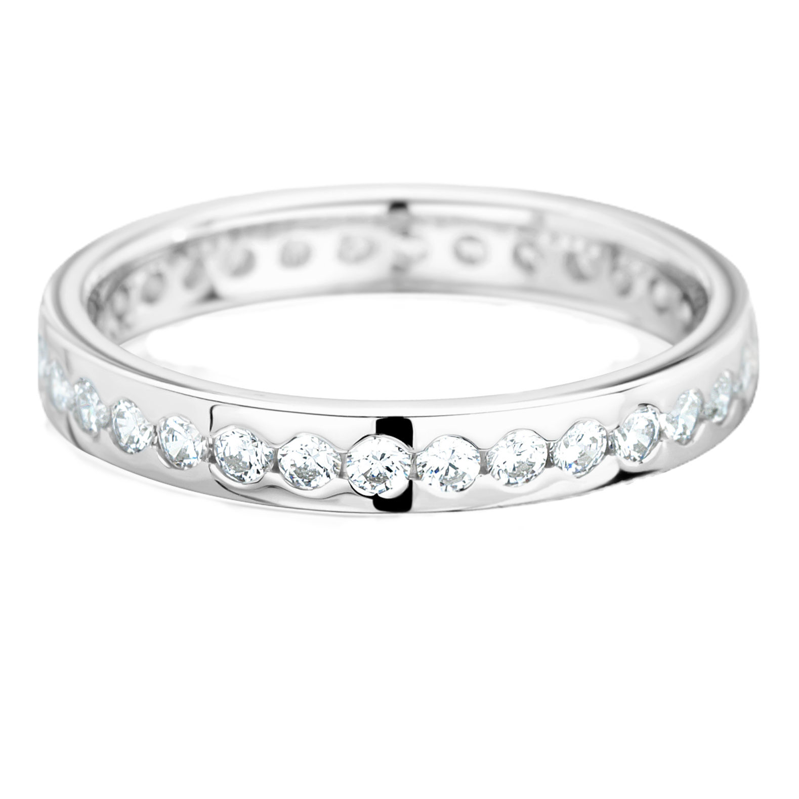 Diamond Eternity Ring 9ct White Gold