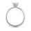 Thumbnail: Pear Cut Diamond Engagement Ring 9ct White Gold 1ct
