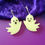 Thumbnail: Halloween Glow In The Dark Acrylic Ghost Earrings