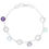 Thumbnail: Pomegranate Leonora Gemstone Bracelet Silver