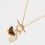 Thumbnail: Fable England Red Admiral Butterfly Charm Necklace