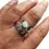 Thumbnail: White Opal Wide Mixed Metal Ring