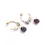 Thumbnail: Bill Skinner Blackberry & Mouse Hoop Earrings