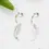 Thumbnail: Amanda Coleman Mini Fern Hoop Earrings Silver