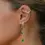 Thumbnail: Green Onyx Esmera Threader Earrings