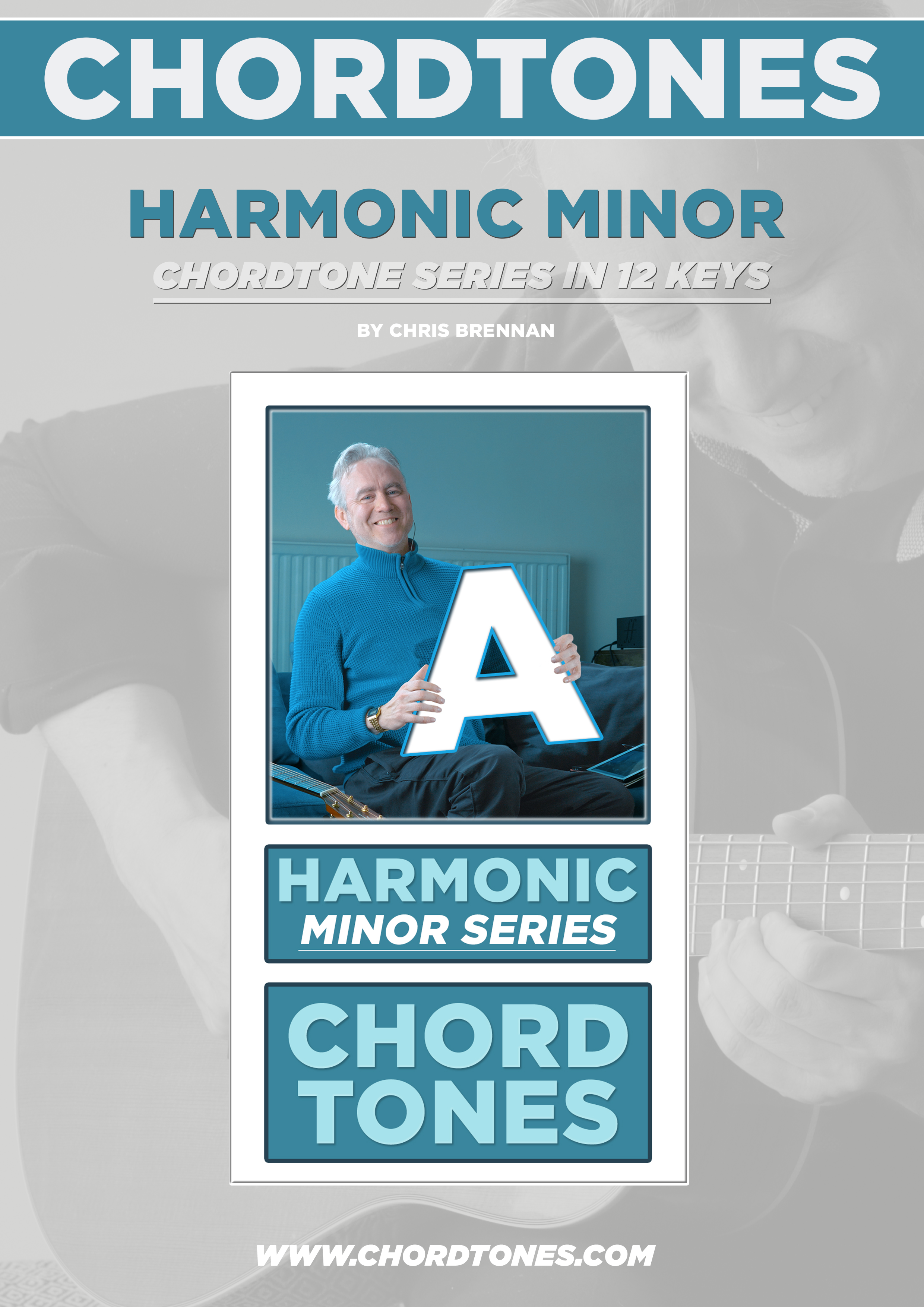 Harmonic Minor Chordtone Series - PDF Tab & GP file (Includes 19 min tutorial)
