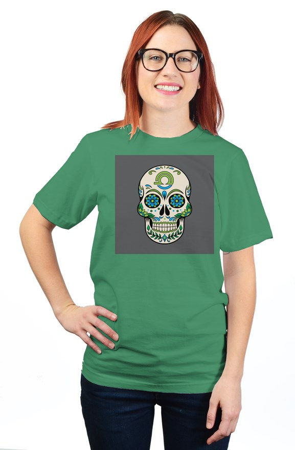 Thumbnail: La Muerte Teal Skull
