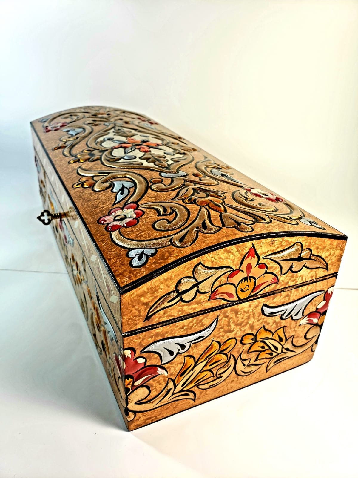 Bronze Hand Painted 3D Jewelry Box