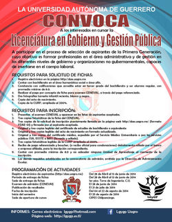 convocatoria LGyGP 2014