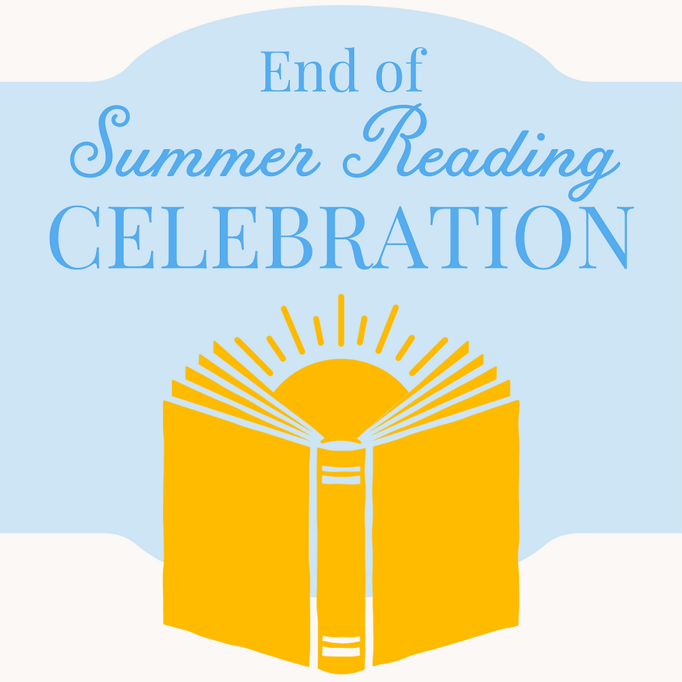 End of Summer Reading Challenge Celebration