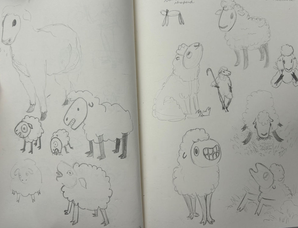 Grass is bad: Sheep design