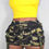 Thumbnail: Dulsè Camo Buckle Mini Skirt (GorillaGrip)