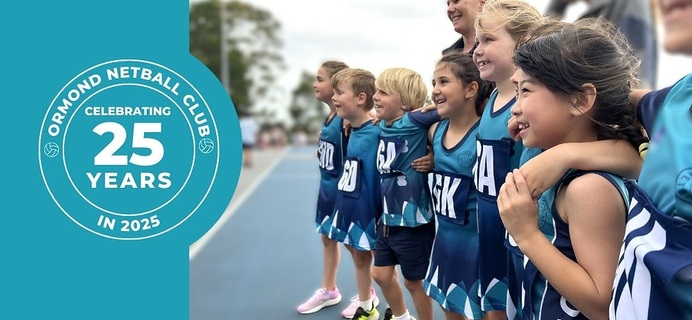 Ormond Netball Club Celebrating 25 Years