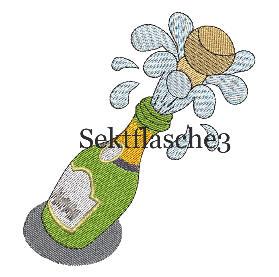 Miniaturbild: Sektflasche mit Korkzapfen