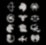 Astrologie 12 Zeichen embroidery designs