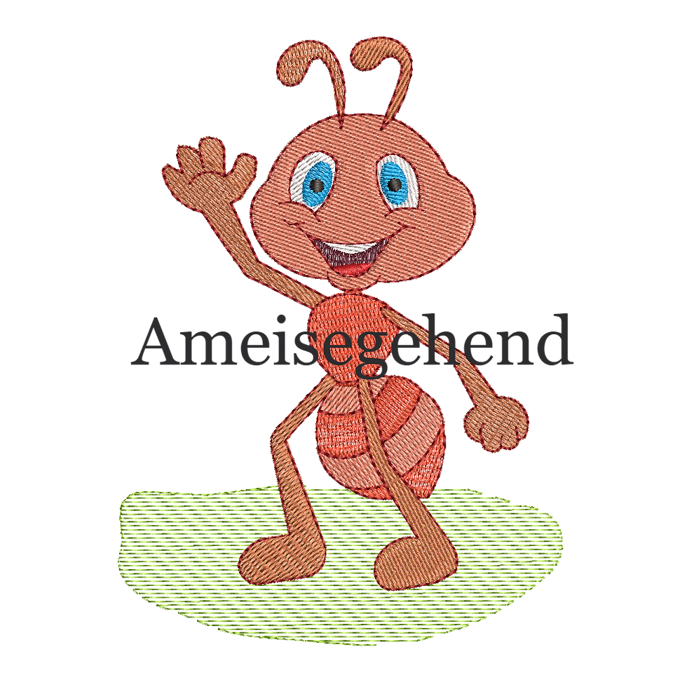 Miniaturbild: Ameise winkend auf zwei Beinen