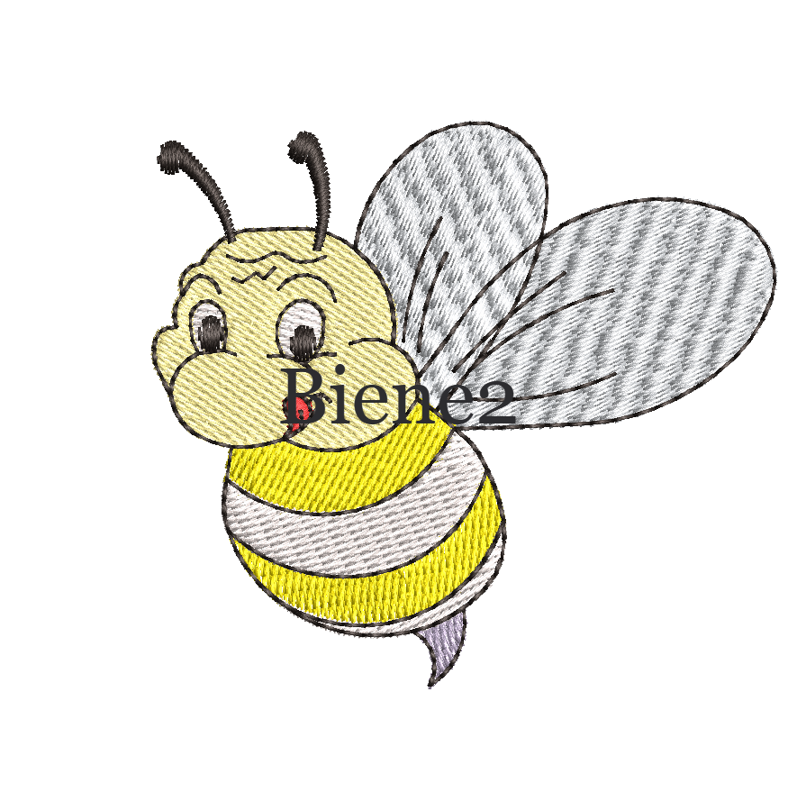 Miniaturbild: Biene mit Stachel Stickereimotive