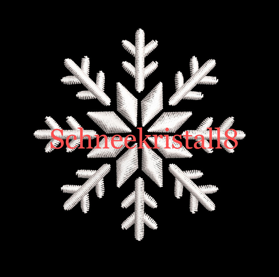 Miniaturbild: Schneeflocke einfarbig weiss