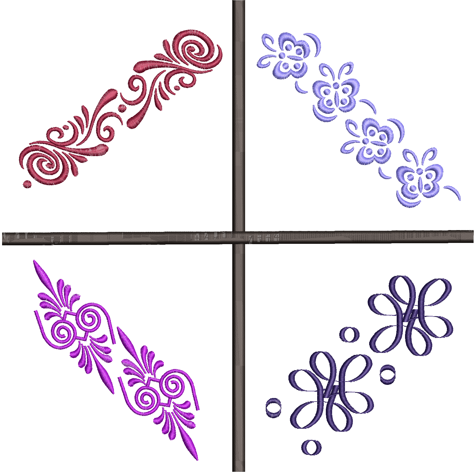 embroidery designe, Ornamente 1