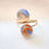 Thumbnail: OCEAN FIRE | GLASS FUSED JEWELRY RING