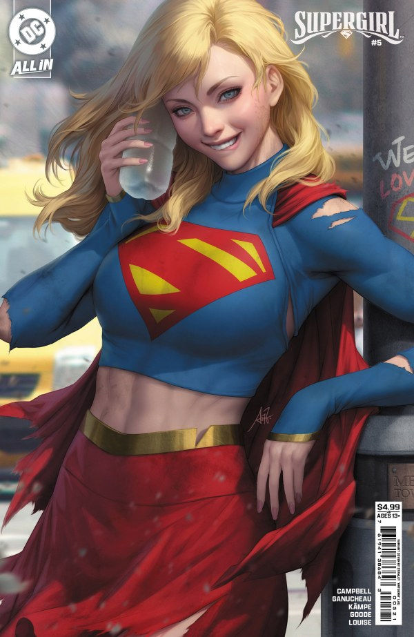 Supergirl #5 CVR B Stanley Artgerm Lau Card Stock Variant