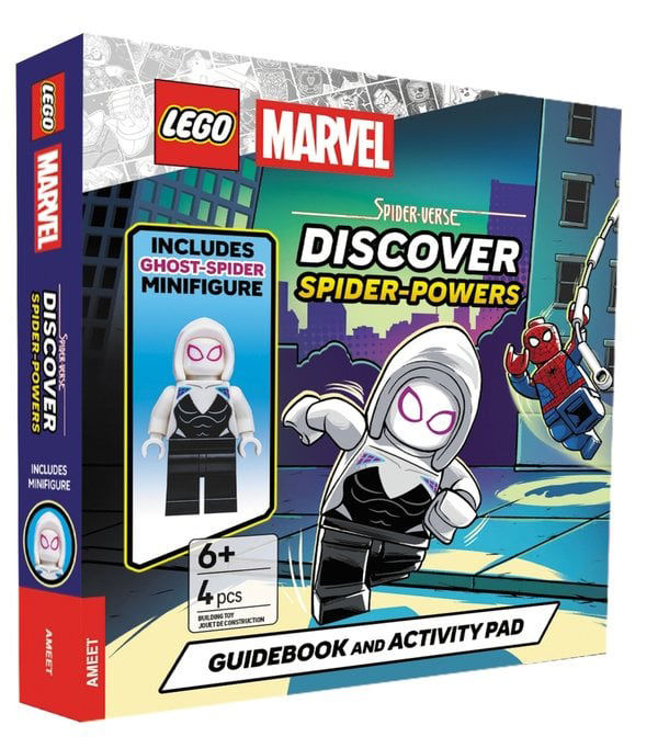 LEGO Marvel Spider-Verse Discover Spider-Powers + Ghost-Spider Minifigure