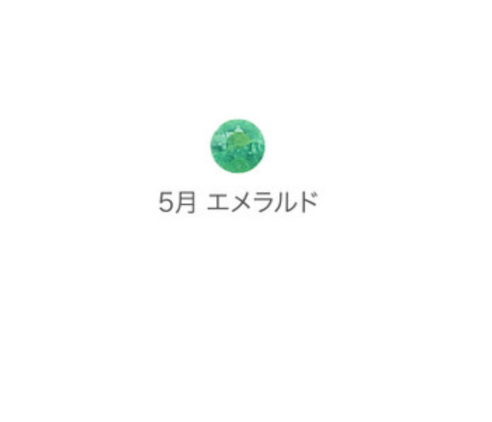 縮圖：生日石項鍊︰5月翡翠