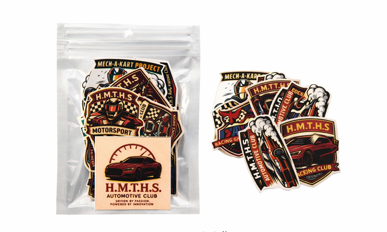 Automotive Club Sticker Pack