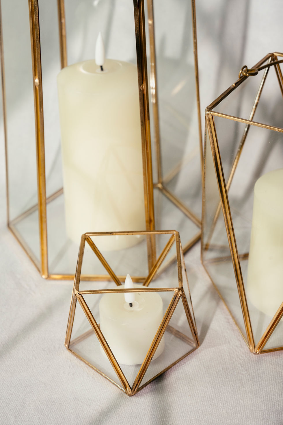 Miniaturbild: geometrische Windlichter