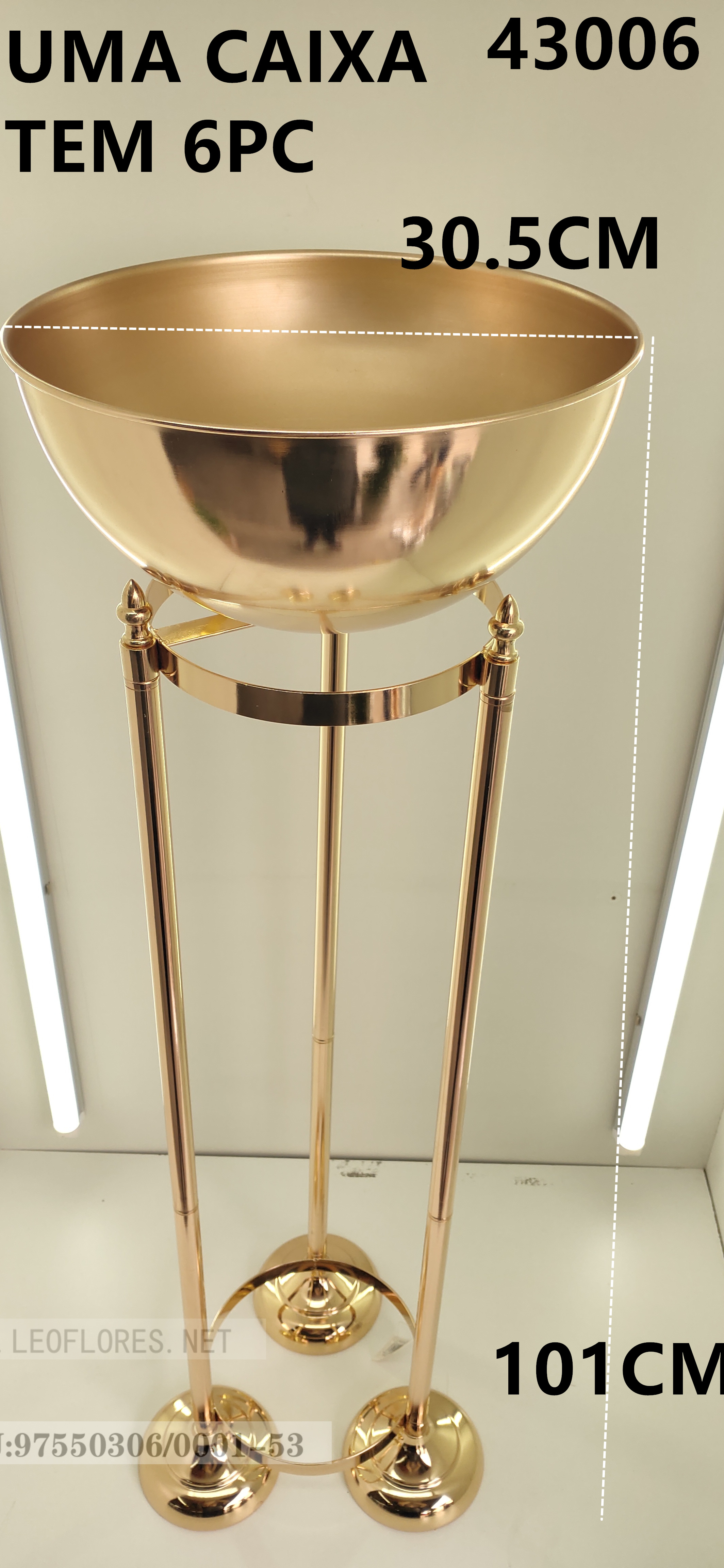 vaso de metal 43006