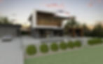 Modern home exterior design in Calgary — curb appeal and lighting by Amy Lee Design Inc., Calgary interior designer