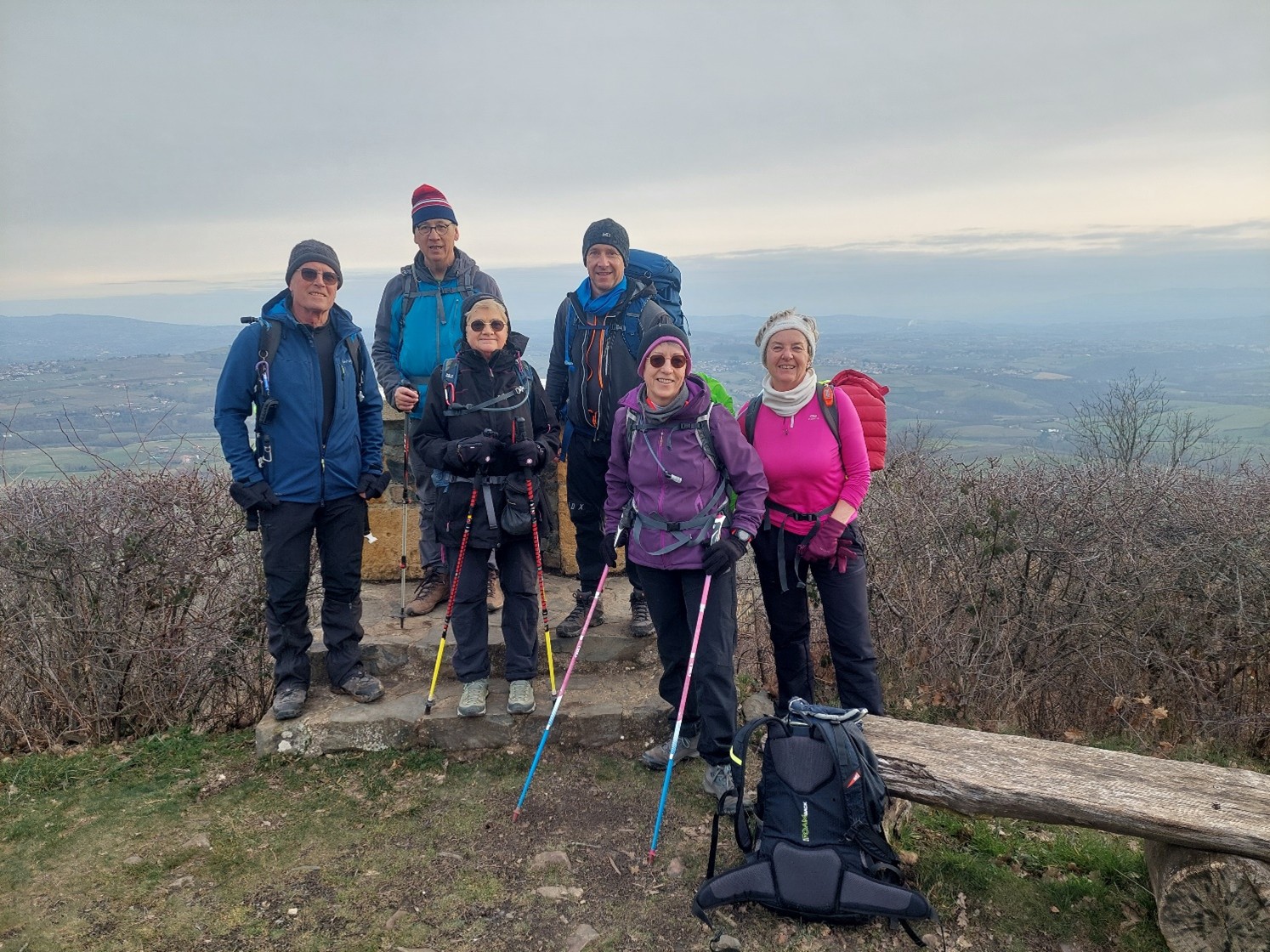 Grande/Moyenne rando à ST ROMAIN DE POPEY du 15 février 2026(N°268)