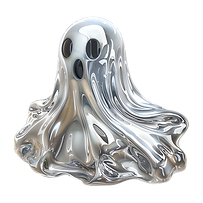 chrome ghost facing left