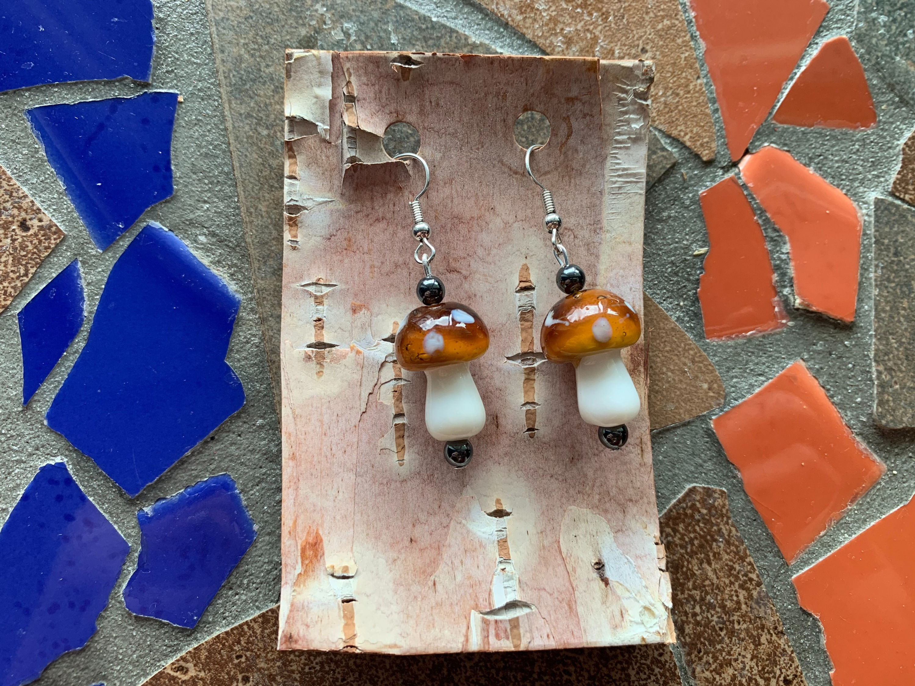 Mushroom Earrings