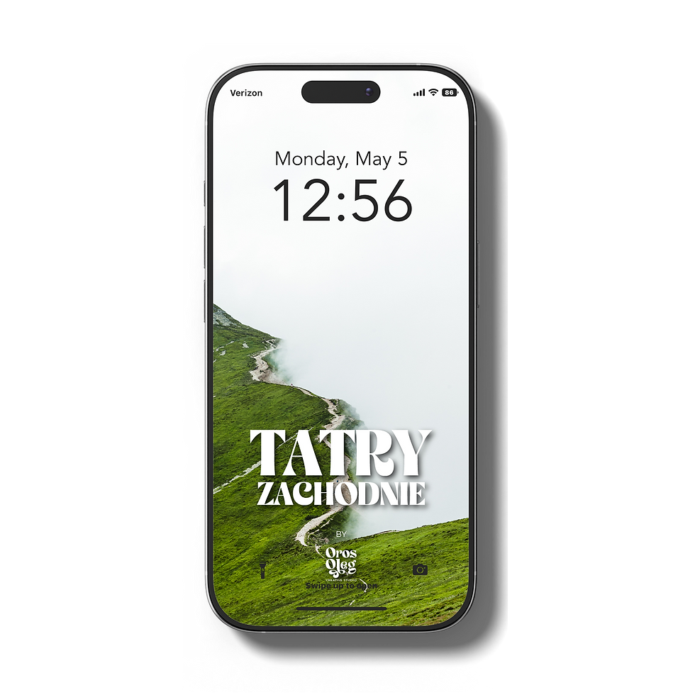 iphone wallpaper; Tatra Mountains, Zachodnie Tatry, zdjęcia gór