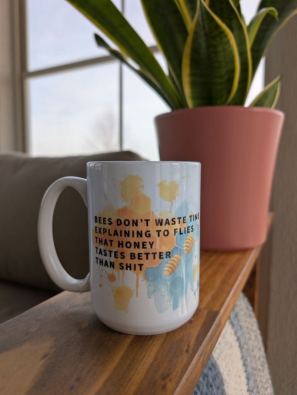 Thumbnail: Bees don't waste time explaining to flies - Coffee Mug