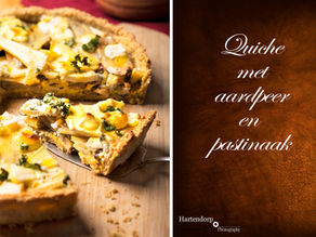 Quiche met aardpeer en pastinaak