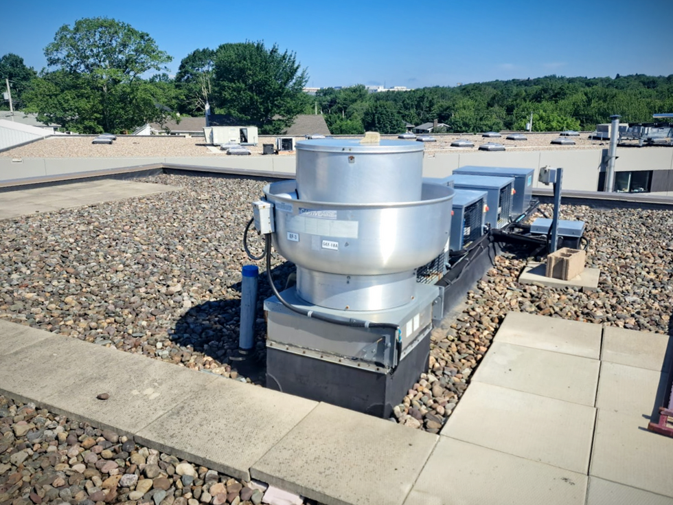Roof Top Exhaust Fan Cleaning