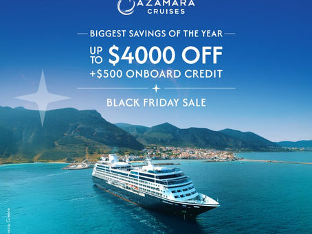 A BLACK FRIDAY OFFER AS GRAND AS THE JOURNEY ITSELF!!!