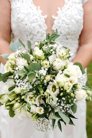 Bridal bouquet Seckford Hall wedding 
