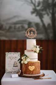Wedding cake at High House Wedding, Maldon