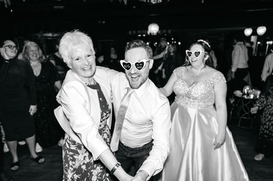 Guests dancing at Woodhall Manor, Woodbridge