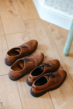 Mens shoes at High House Wedding, Maldon