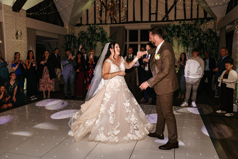 First dance Seckford Hall wedding