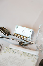 Name cards at High House Wedding, Maldon