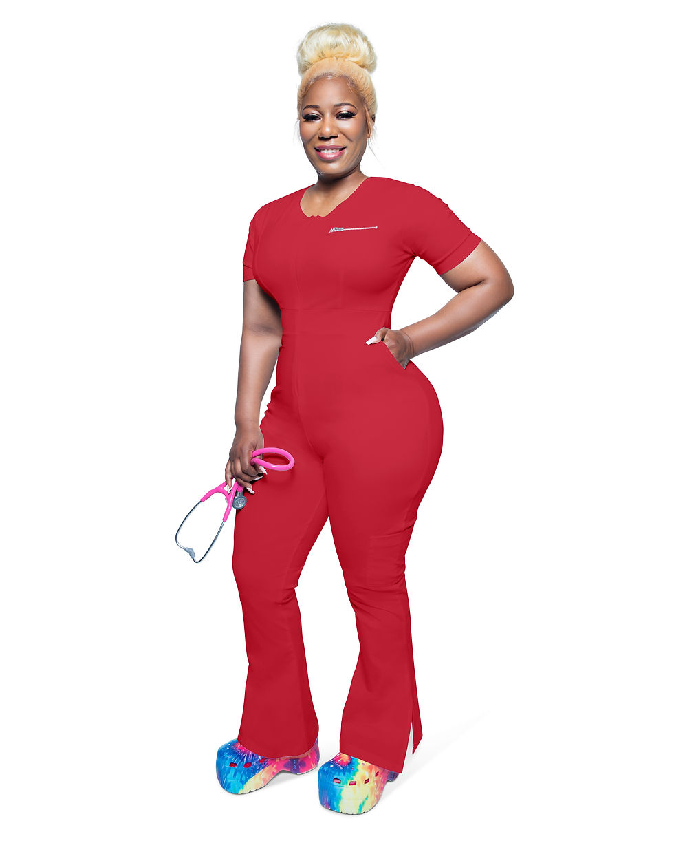 Thumbnail: "Good Nurse/Bad Nurse Scrub Jumpsuit"