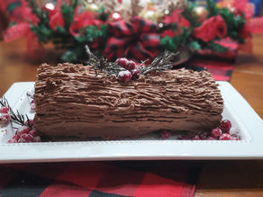 Yule Log Cake