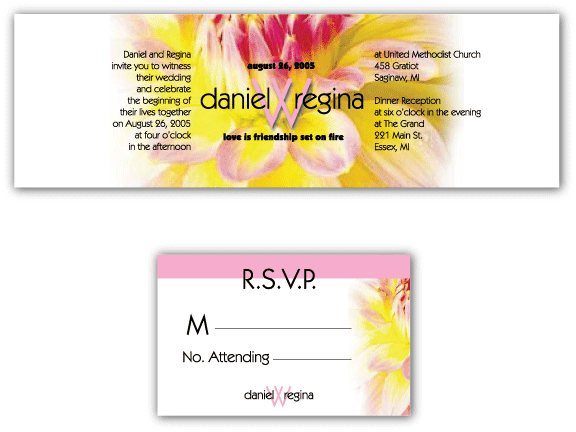 Modern Wedding Invitation
