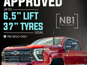 Silverado 2500: 6.5" Lift And 37s, NB1 Approved - No Truck Licence Required
