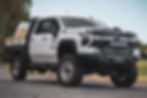 Chevy Silverado 2500 with ORI GVM upgrade to 6000kg showcasing heavy-duty suspension and towing capability.